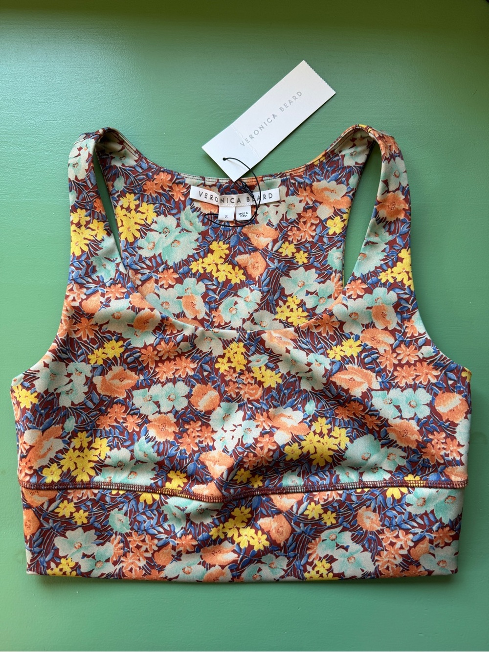Veronica Beard Malea Sport Bra $158 Retail